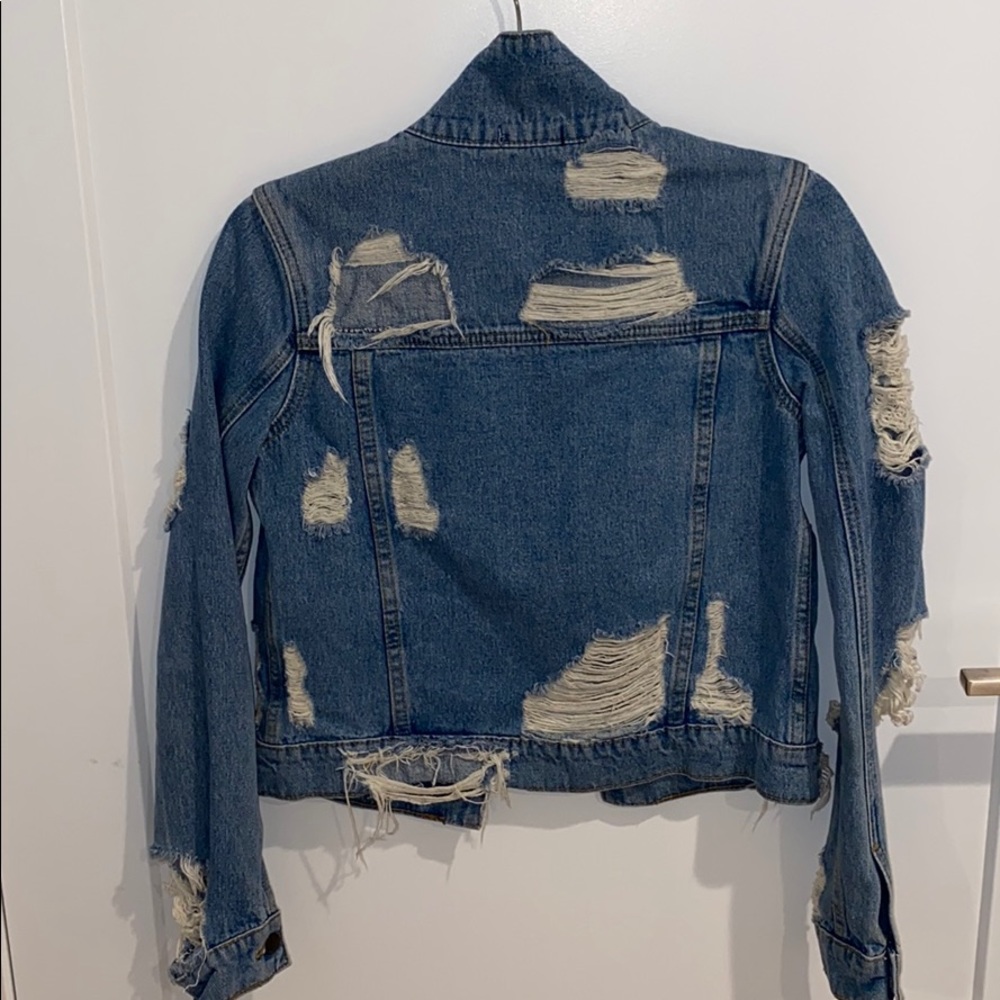 Carmar/LF Ripped Denim Jacket - Picture 2 of 3